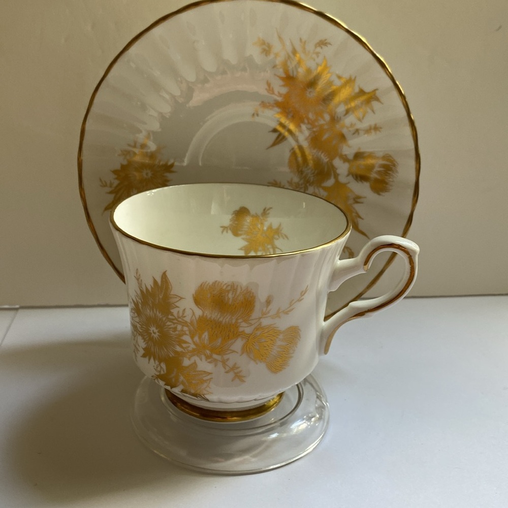 Royal Stafford fine bone China tea cup and saucer.